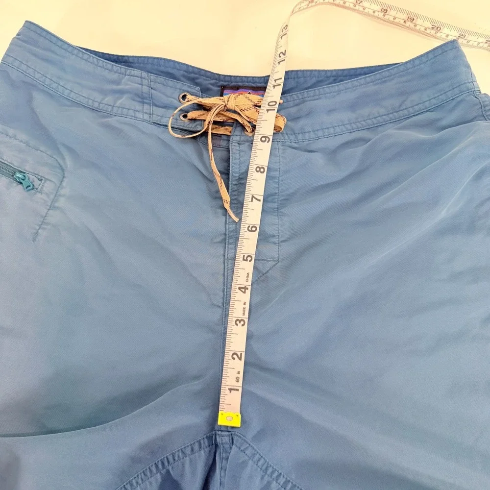 Patagonia Mens Gorpcore Wavefarer Slate Blue Board Swim Surf Shorts Size 33